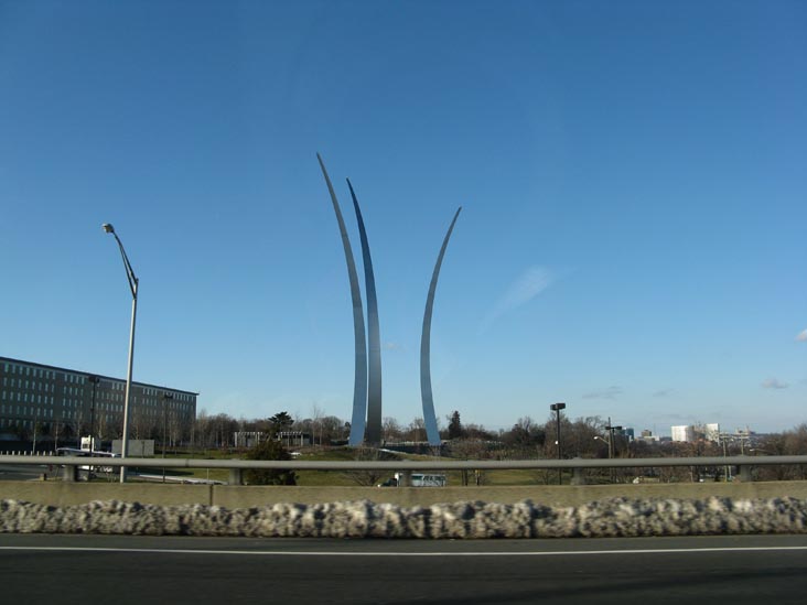 United States Air Force Memorial, Fort Myer, Arlington, Virginia, December 28, 2009