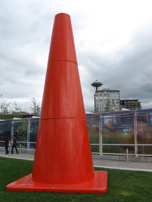 Dennis Oppenheim Cone, Space Needle, Olympic Sculpture Park, Belltown, Seattle, Washington