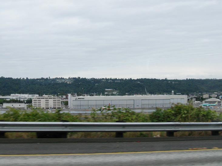 Boeing Field From Interstate 5, Seattle, Washington