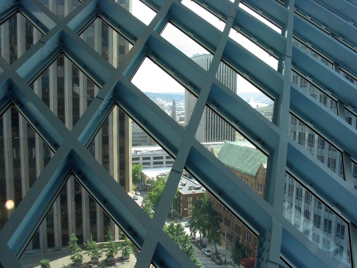 Southwest View, Seattle Public Library, Central Library, 1000 Fourth Avenue, Seattle, Washington