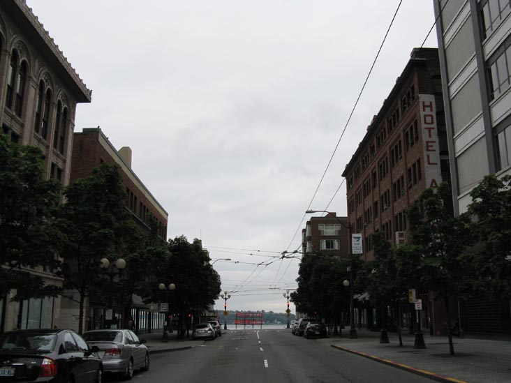 Pike Place Market From Pine Street, Seattle, Washington