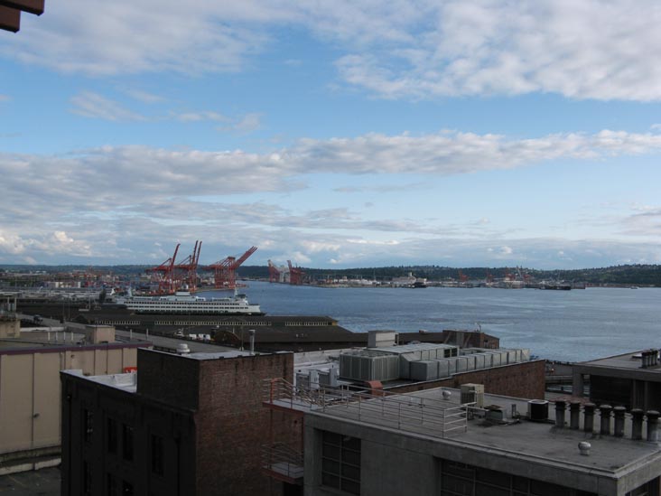 Elliott Bay From Maximilien-In-The-Market, 81 Pike St #A, Pike Place Market, Seattle, Washington
