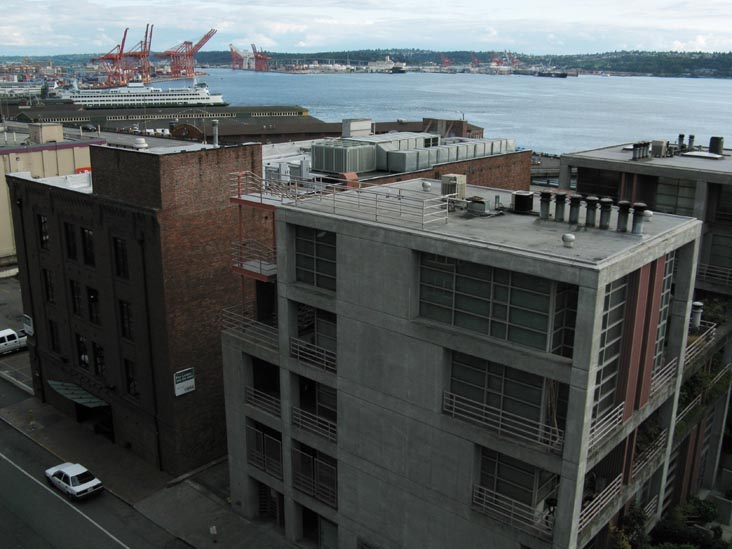 Elliott Bay From Maximilien-In-The-Market, 81 Pike St #A, Pike Place Market, Seattle, Washington