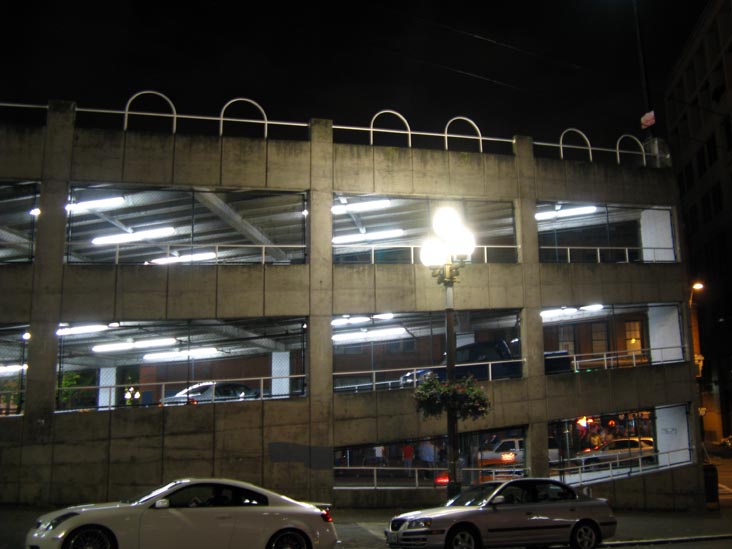 Sinking Ship Parking Garage, James Street and Yesler Way, Pioneer Square, Seattle, Washington