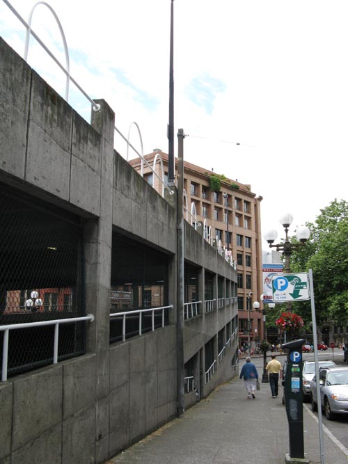 Sinking Ship Parking Garage, James Street, Pioneer Square, Seattle, Washington