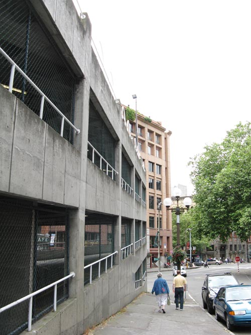 Sinking Ship Parking Garage, James Street, Pioneer Square, Seattle, Washington
