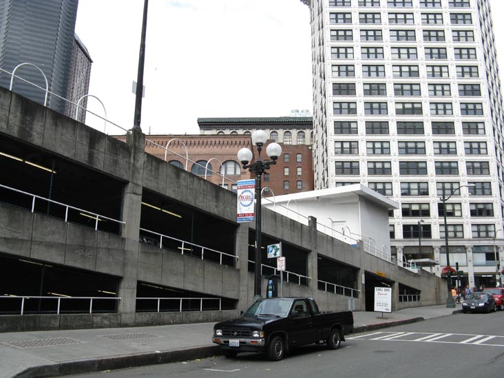 Sinking Ship Parking Garage, Yesler Way, Pioneer Square, Seattle, Washington