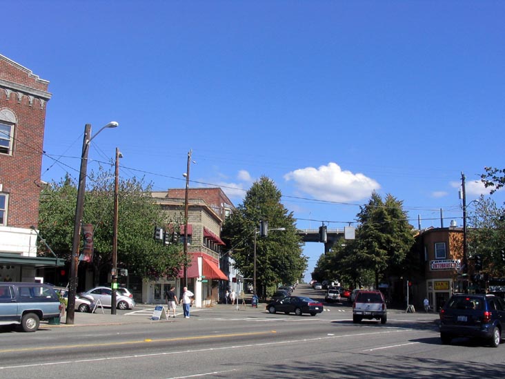 Fremont Avenue and 36th Street Looking East, Fremont, Seattle, Washington