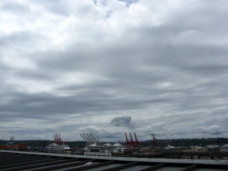 Cruise Ship, Elliot Bay From Safeco Field, Seattle, Washington
