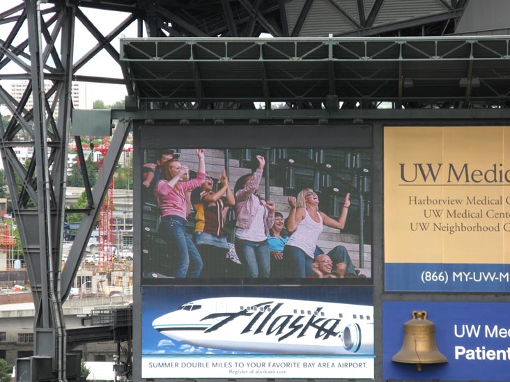 Scoreboard, Safeco Field, Seattle, Washington