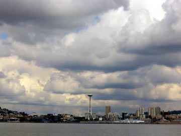 Seattle Skyline from West Seattle, Seattle, Washington