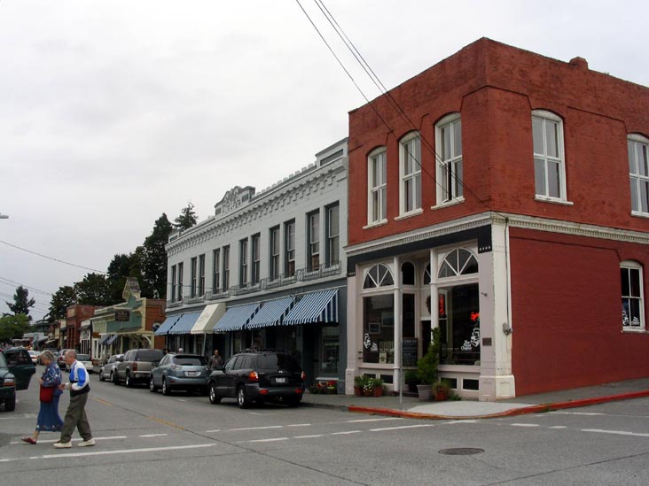 First Street and Commercial Street, NE Corner, La Conner, Washington