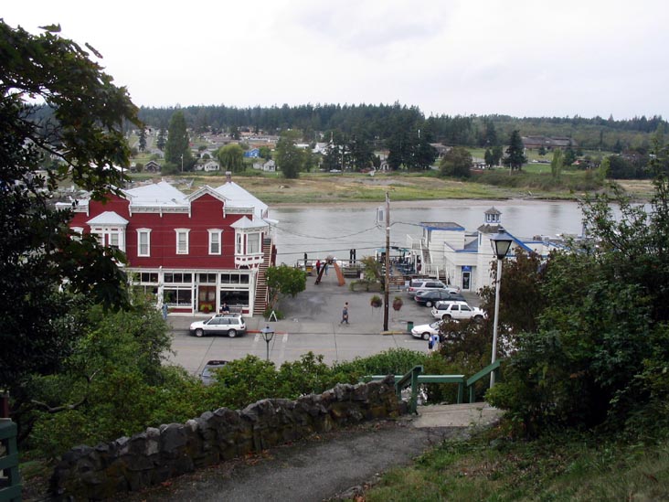 Hill Overlooking South First Street and Swinomish Channel, La Conner, Washington
