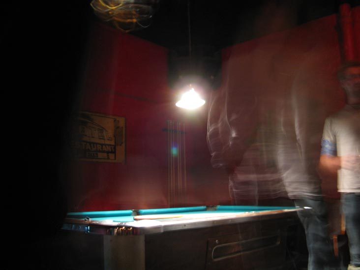 Pool Table, Red Room Bar, Black Cat, 1811 14th Street, NW, Washington, D.C.