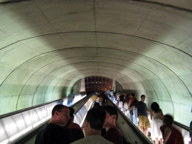 Dupont Circle Station Escalator, DC Metrorail, Washington, D.C.