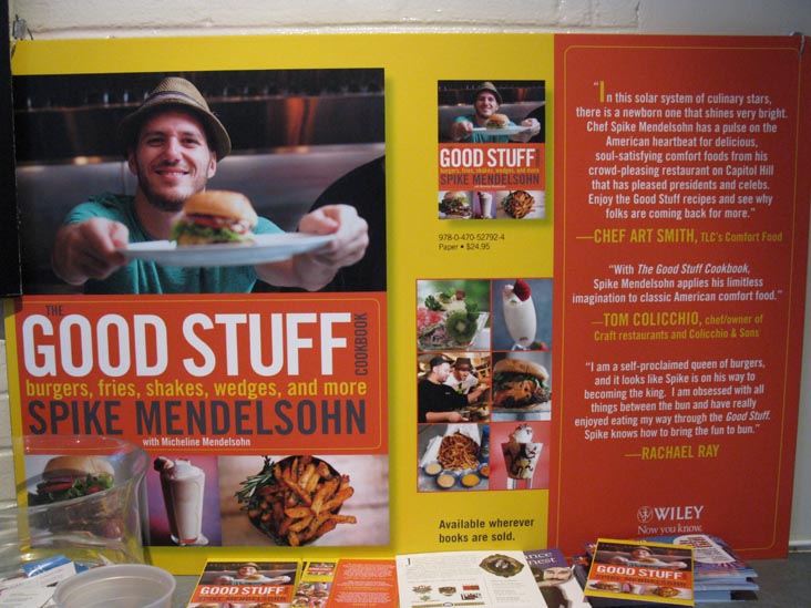 Good Stuff Cookbook Display, Good Stuff Eatery, 303 Pennsylvania Avenue SE, Washington, D.C.