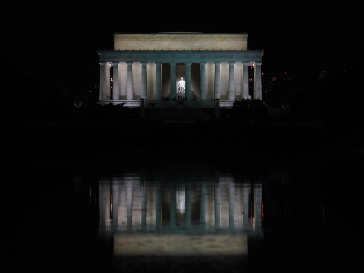 Lincoln Memorial From Reflecting Pool, National Mall, Washington, D.C., May 24, 2008