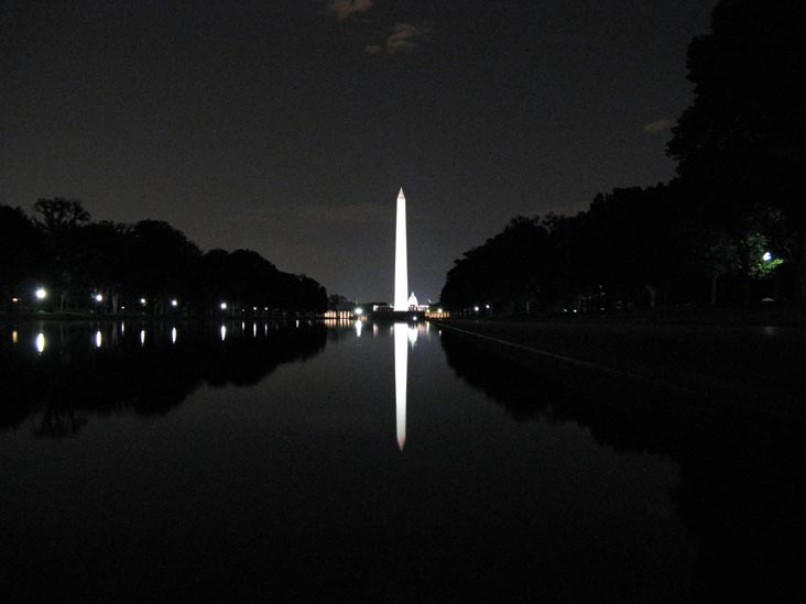 Washington Monument, United States Capitol, Reflecting Pool, National Mall, Washington, D.C., May 25, 2008