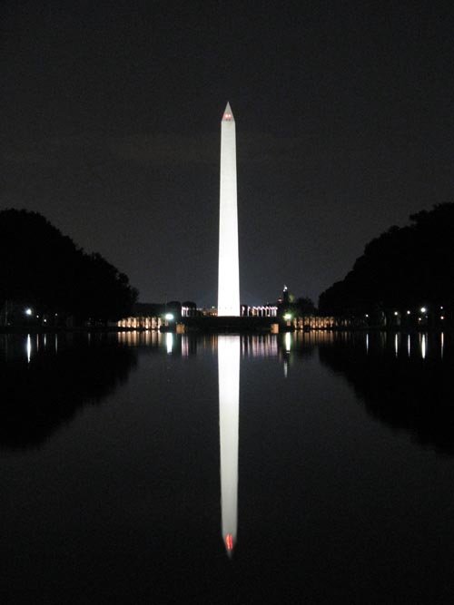 Washington Monument, Reflecting Pool, National Mall, Washington, D.C., May 25, 2008