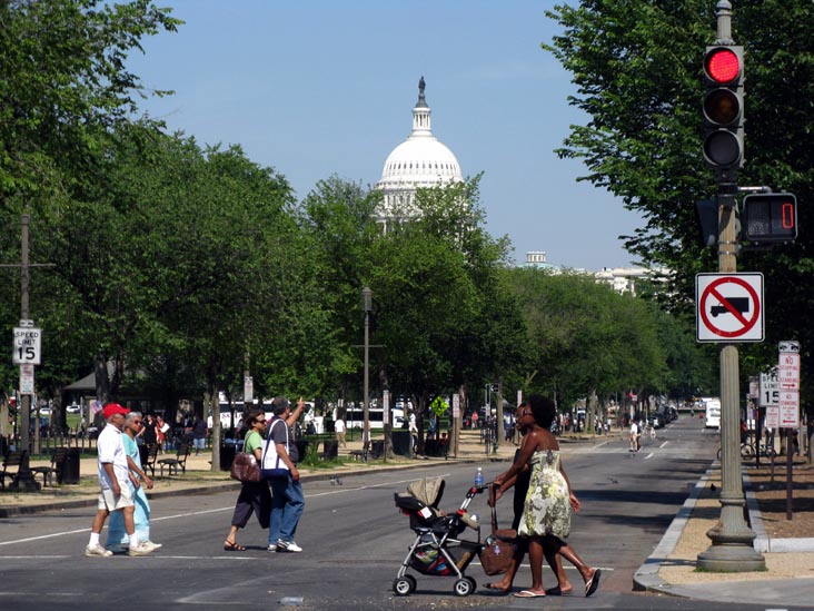 7th Street and Jefferson Drive, U.S. Capitol, National Mall, Washington, D.C., May 26, 2008