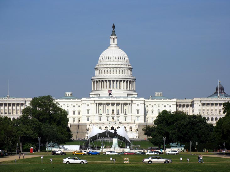 United States Capitol Building From National Mall, Washington, D.C.