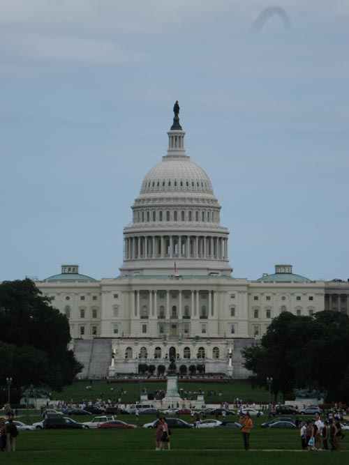 U.S. Capitol Building From National Mall at 7th Street, Washington, D.C., August 14, 2010