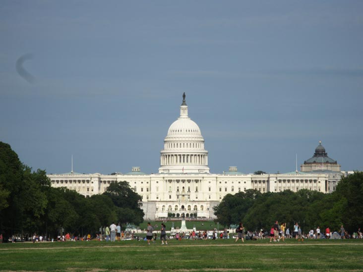U.S. Capitol Building From National Mall Near National Museum of American History, Washington, D.C., August 14, 2010