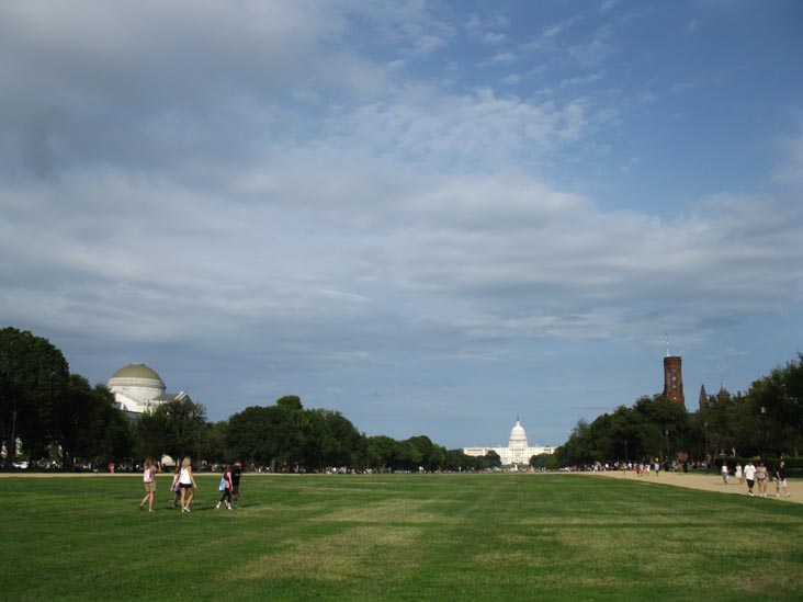 U.S. Capitol Building From National Mall Near National Museum of American History, Washington, D.C., August 14, 2010