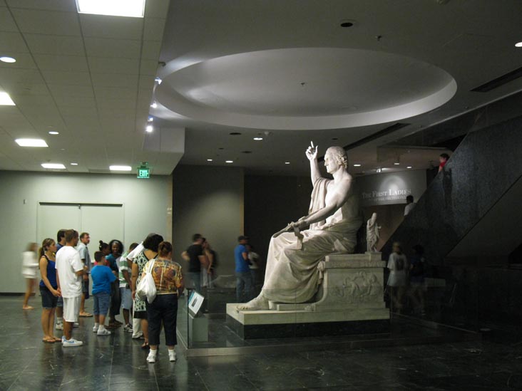 Horatio Greenough George Washington Statue, Second Floor, Smithsonian National Museum of American History, National Mall, Washington, D.C.