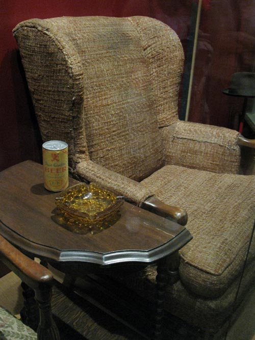 Archie Bunker's Chair, National Treasures of Popular Culture Exhibit, Third Floor West, Smithsonian National Museum of American History, National Mall, Washington, D.C.