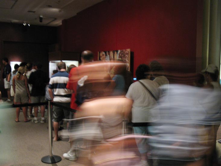 Line For 1939 and National Treasures of Popular Culture Exhibits, Third Floor West, Smithsonian National Museum of American History, National Mall, Washington, D.C.