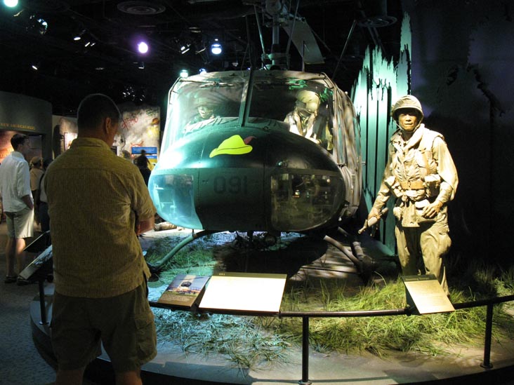 UH-1H Huey Helicopter, The Price of Freedom: Americans at War Exhibit, Third Floor East, Smithsonian National Museum of American History, National Mall, Washington, D.C.