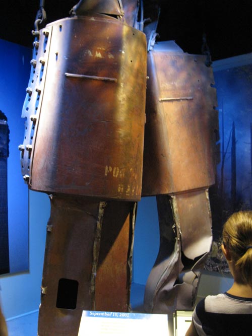 September 11 Artifacts, The Price of Freedom: Americans at War Exhibit, Third Floor East, Smithsonian National Museum of American History, National Mall, Washington, D.C.