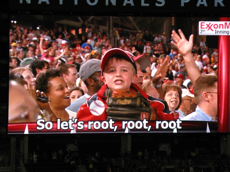 Seventh Inning Stretch, Milwaukee Brewers vs. Washington Nationals, Nationals Park, Washington, D.C., May 24, 2008