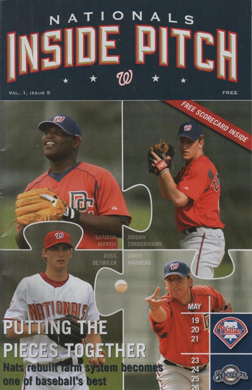 Washington Nationals Inside Pitch Magazine
