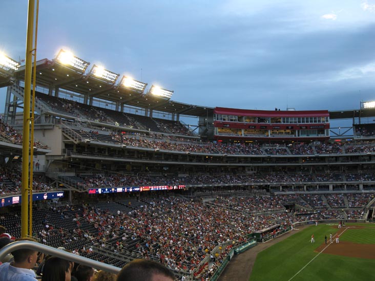 View From Section 238, Arizona Diamondbacks vs. Washington Nationals, Nationals Park, Washington, D.C., August 14, 2010