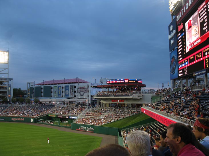 View From Section 238, Arizona Diamondbacks vs. Washington Nationals, Nationals Park, Washington, D.C., August 14, 2010