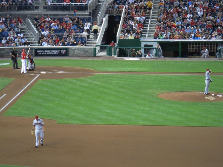 Adam Dunn At-Bat, View From Section 238, Arizona Diamondbacks vs. Washington Nationals, Nationals Park, Washington, D.C., August 14, 2010