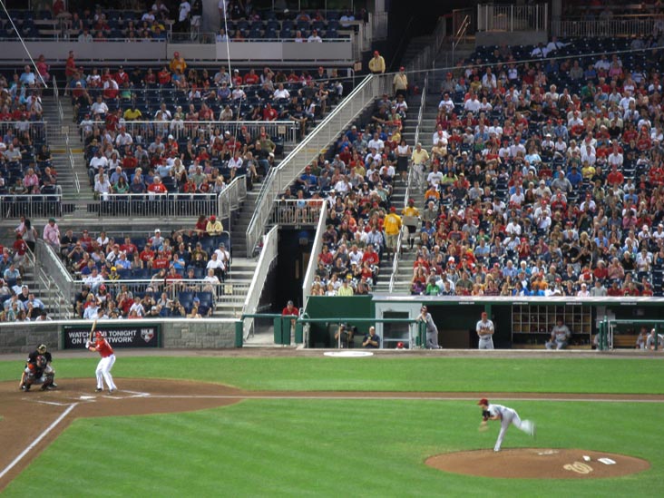 View From Section 238, Arizona Diamondbacks vs. Washington Nationals, Nationals Park, Washington, D.C., August 14, 2010