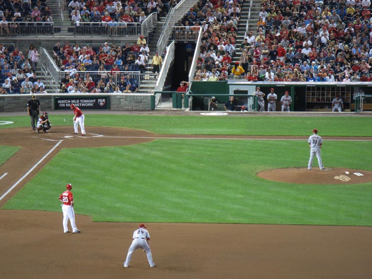 View From Section 238, Arizona Diamondbacks vs. Washington Nationals, Nationals Park, Washington, D.C., August 14, 2010