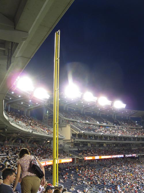 View From Section 238, Arizona Diamondbacks vs. Washington Nationals, Nationals Park, Washington, D.C., August 14, 2010