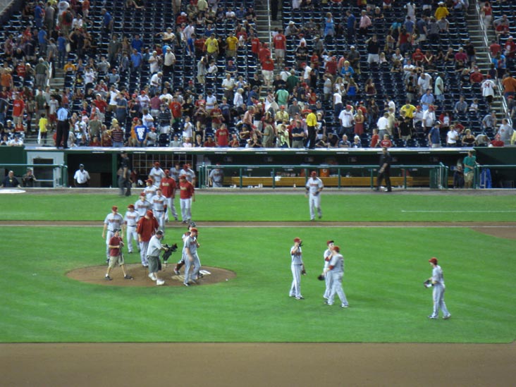 Diamondbacks Win, View From Section 238, Arizona Diamondbacks vs. Washington Nationals, Nationals Park, Washington, D.C., August 14, 2010