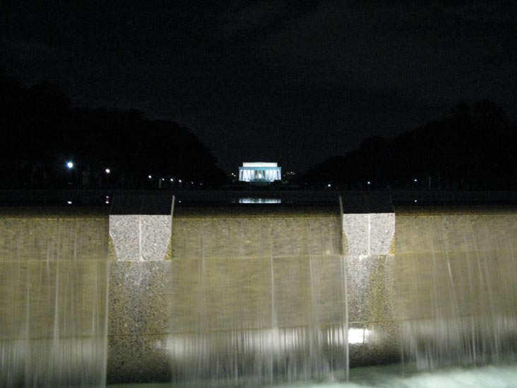 Lincoln Memorial From National World War II Memorial, National Mall, Washington, D.C.