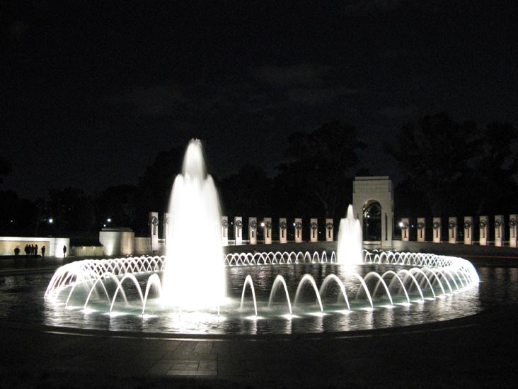 Plaza, Atlantic Pavilion, National World War II Memorial, National Mall, Washington, D.C.