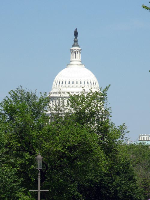 United States Capitol Dome From 7th Street and Jefferson Drive, Washington, D.C.