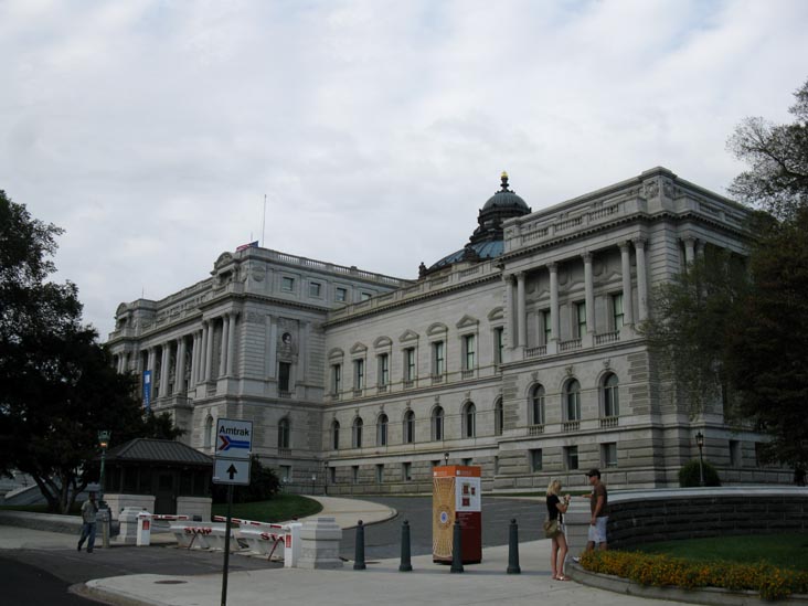 Library of Congress Jefferson Building, Independence Avenue SE and First Street, United States Capitol Complex, Capitol Hill, Washington, D.C., August 14, 2010