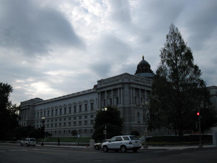 Library of Congress Jefferson Building, Independence Avenue SE and Second Street, United States Capitol Complex, Capitol Hill, Washington, D.C., August 14, 2010