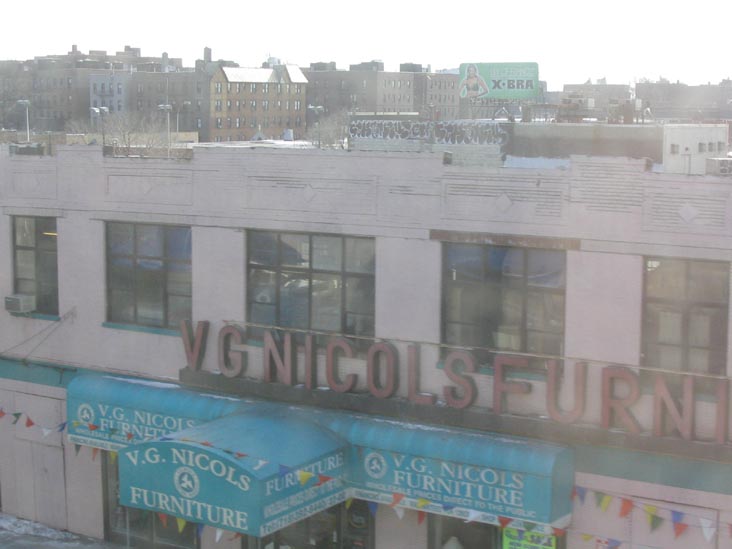V.G. Nicols Furniture, 37-02 Queens Boulevard, Between the 33rd Street and 40th Street Stations, Sunnyside, Queens