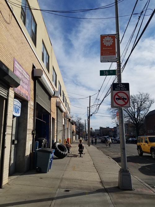 20th Avenue at 36th Street, Astoria, Queens, January 12, 2020