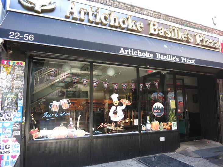 Artichoke Basille's Pizza, 22-56 31st Street, Astoria, Queens, October 29, 2015